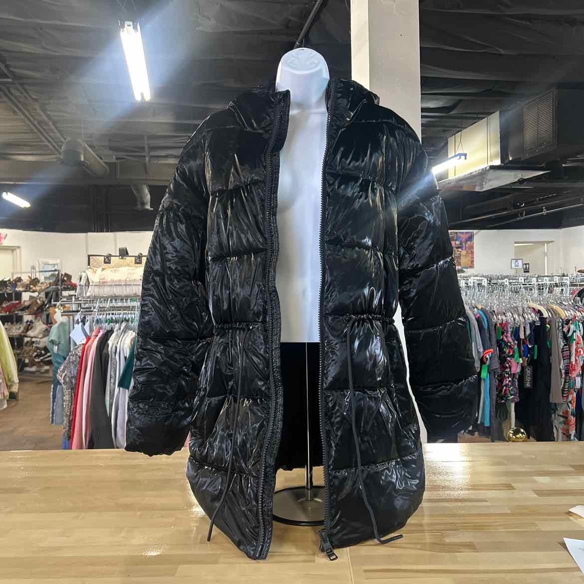 Calvin Klein Size M Black New Coat