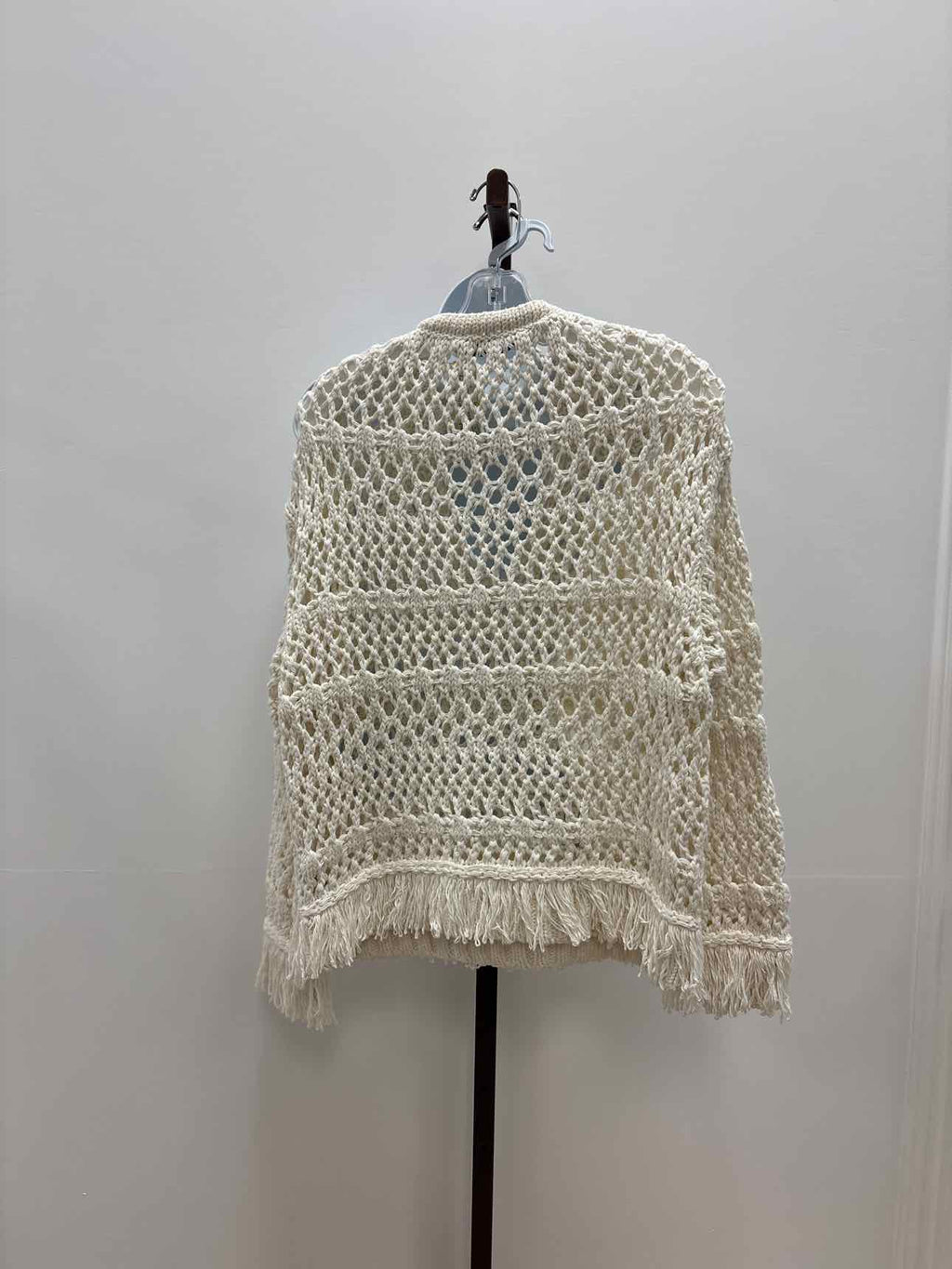 zara Size S White Knit Preloved Sweater