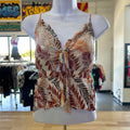 Faded Rose Size M Red/Orange Preloved Tank