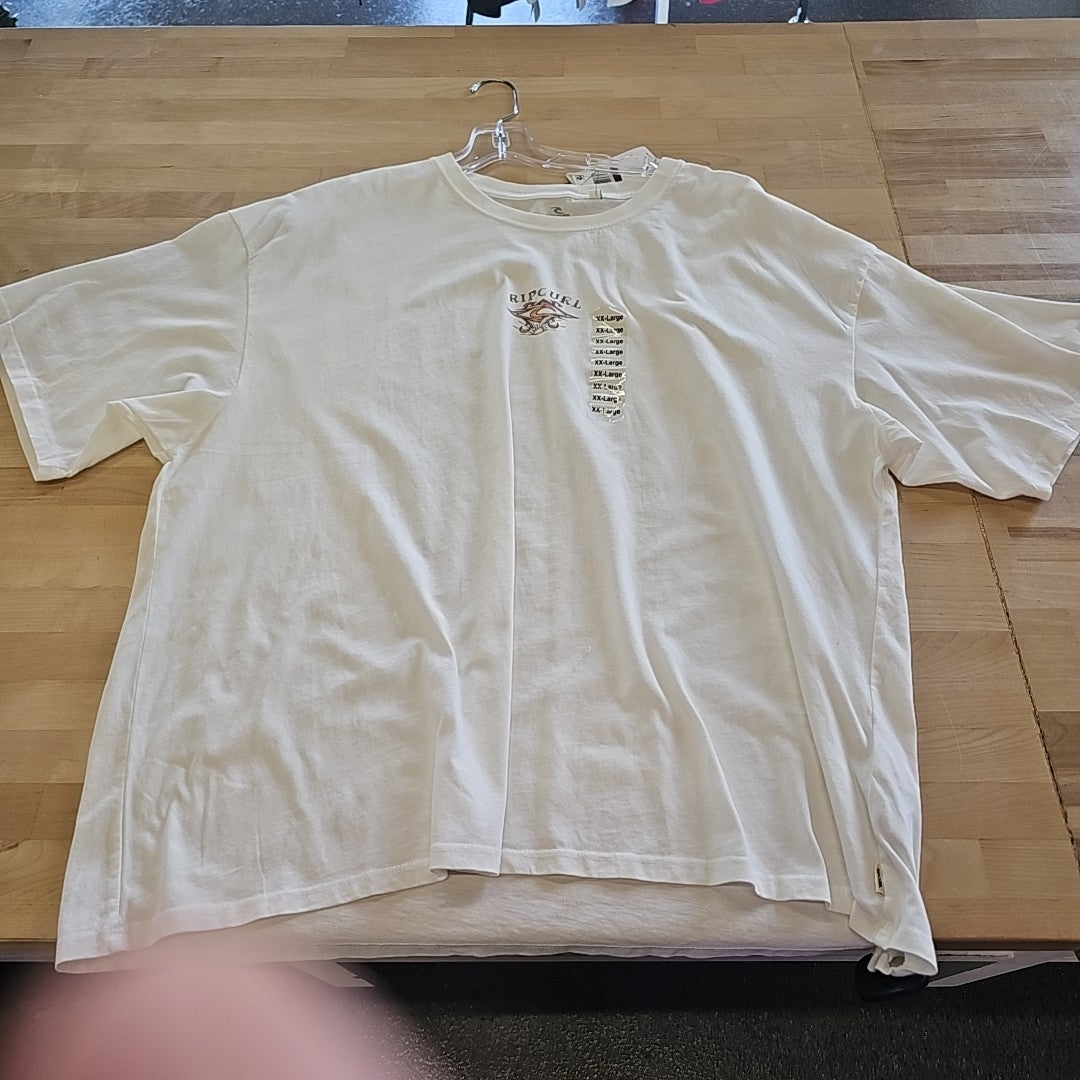 Rip Curl Juniors' Cotton Butterfly Crewneck T-Shirt - Bone