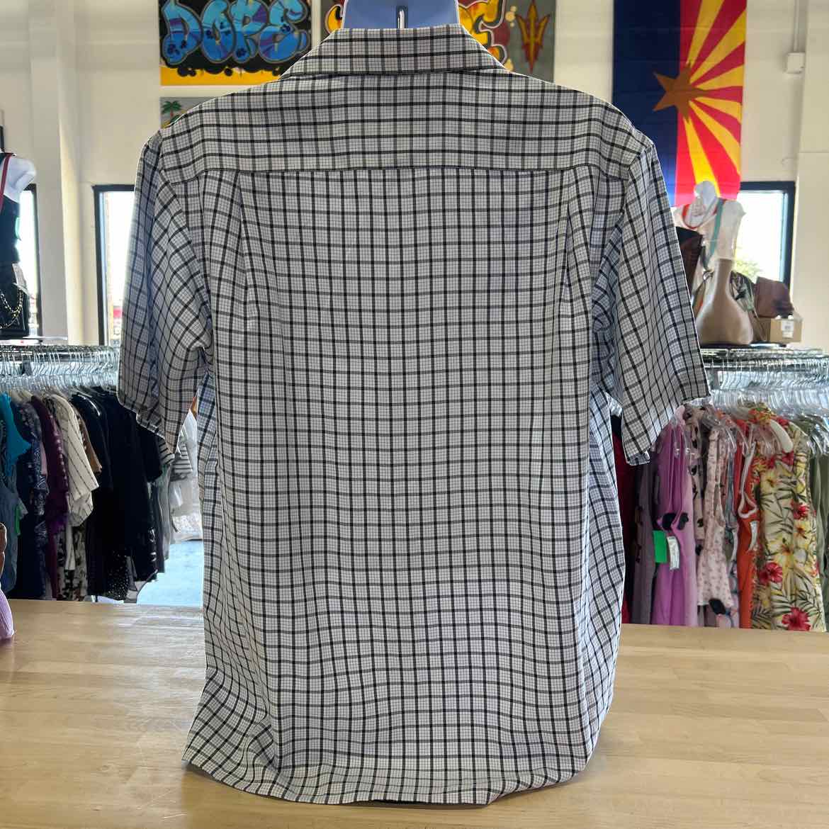 Joseph & Feiss Size L White Preloved MENS Button Down Shirt