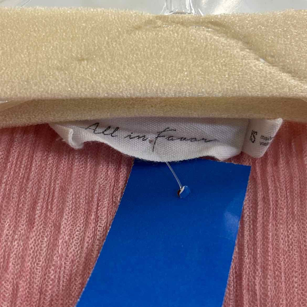 All in Favor Size XS Pink Preloved Dress