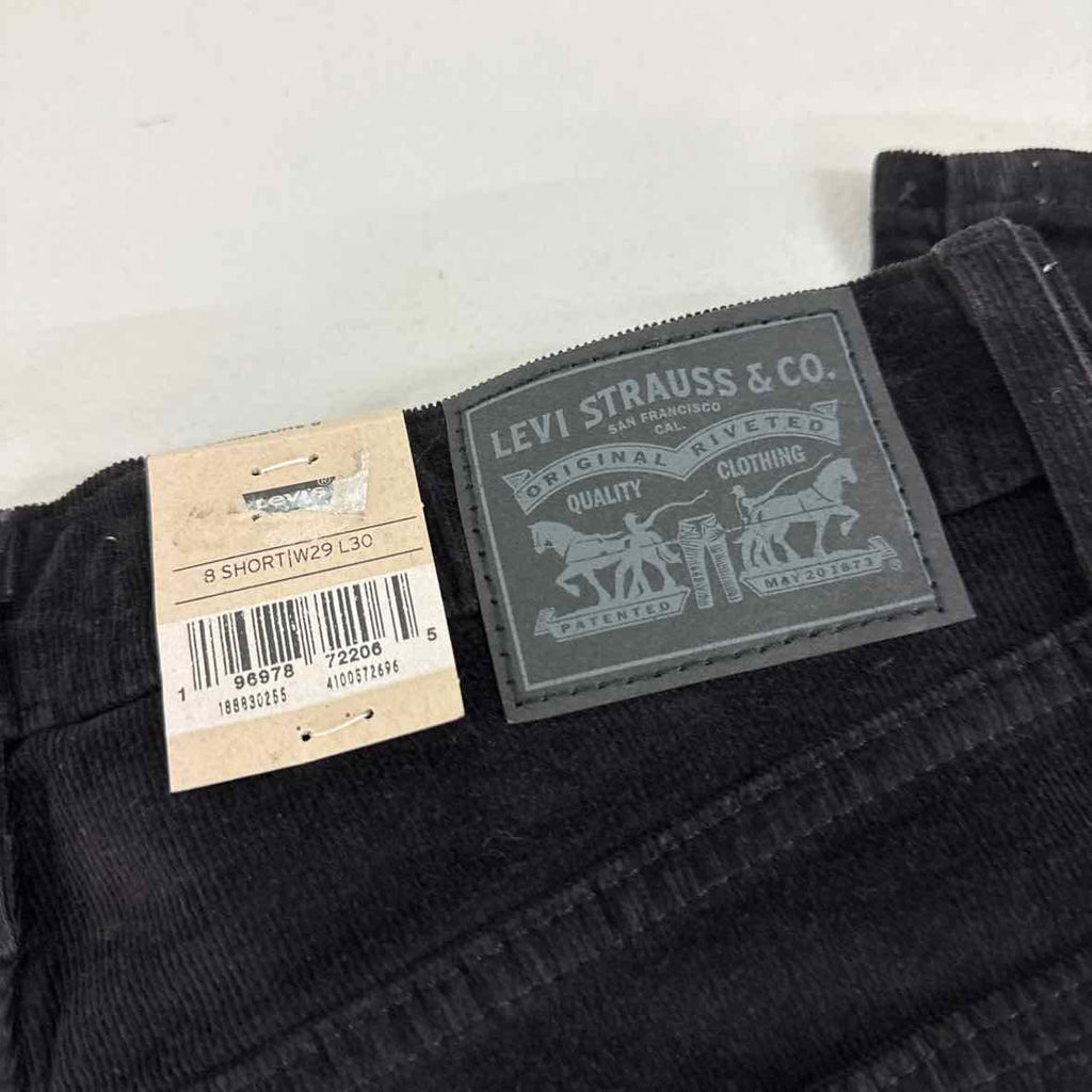 Levi's Size 29 Black Corduroy Pants NWT