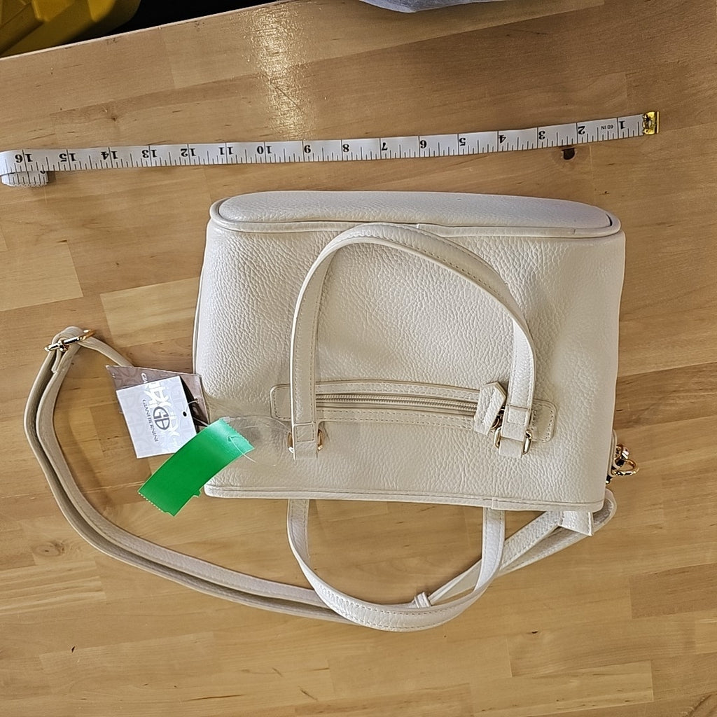 Giani Bernini Pebble Tulip Small Tote - White