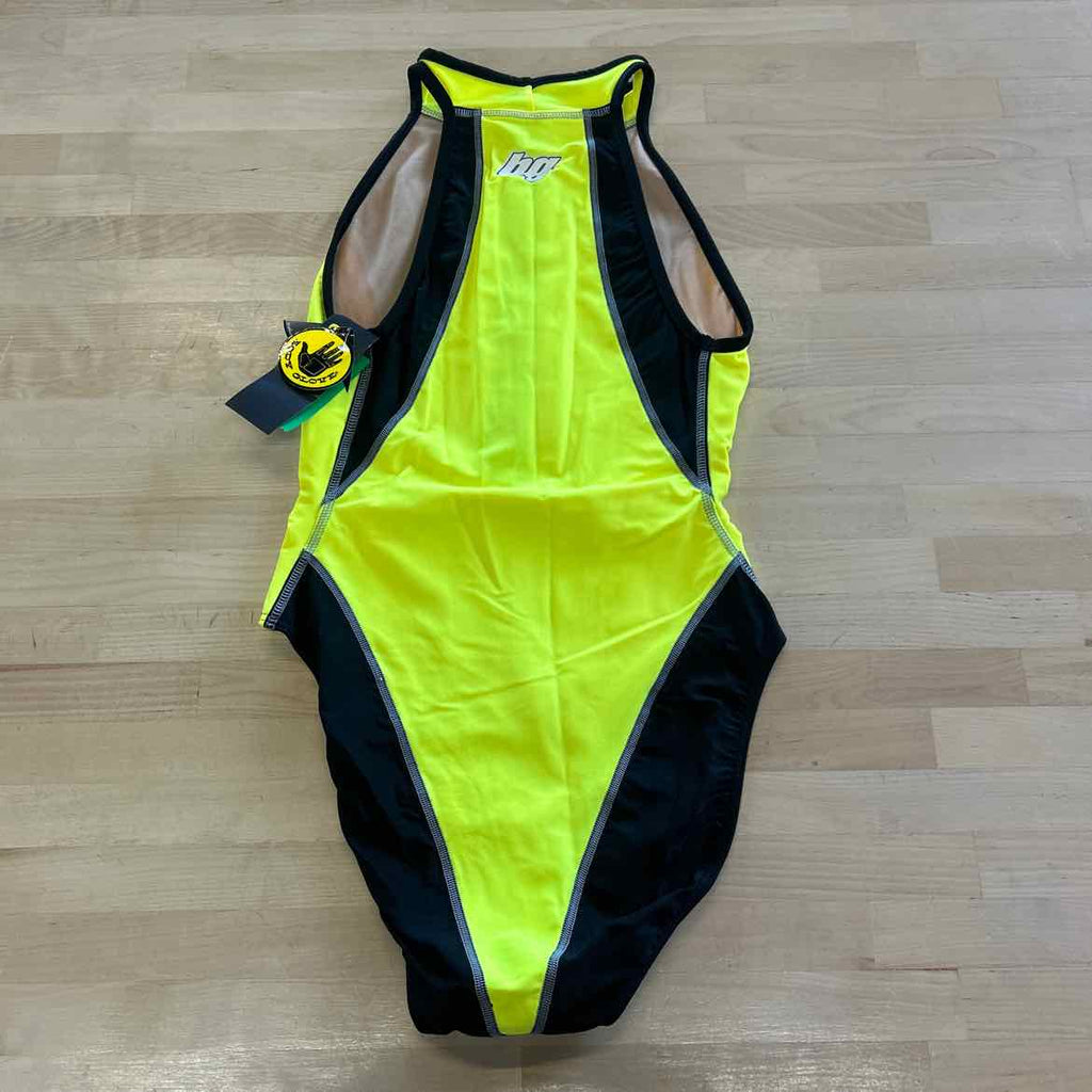 BodyGlove Size 8 Yellow & Black New Swimsuit
