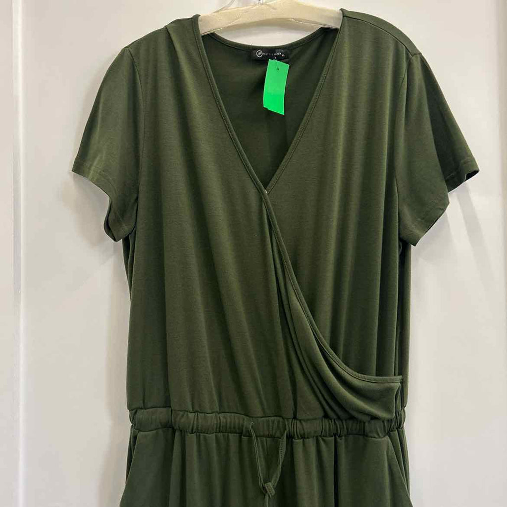Pretty Garden Size XL Green Preloved Jumper