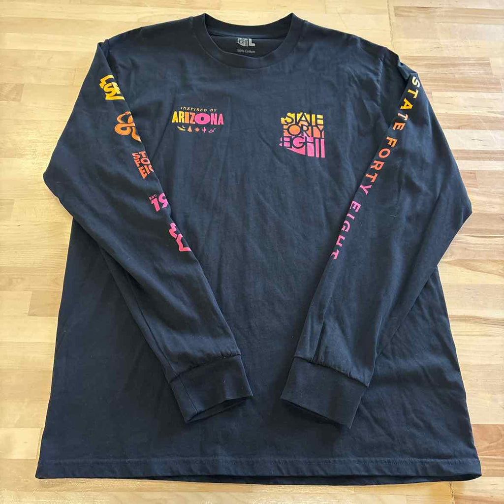 State Forty Eight Size L Black Longsleeve