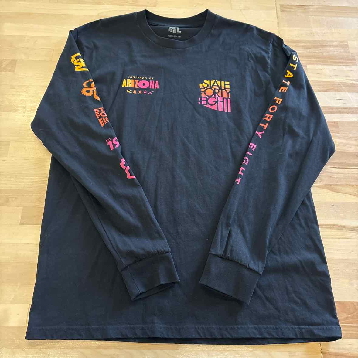 State Forty Eight Size L Black Longsleeve