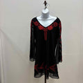 vintage collection Size S Black Red Preloved Dress