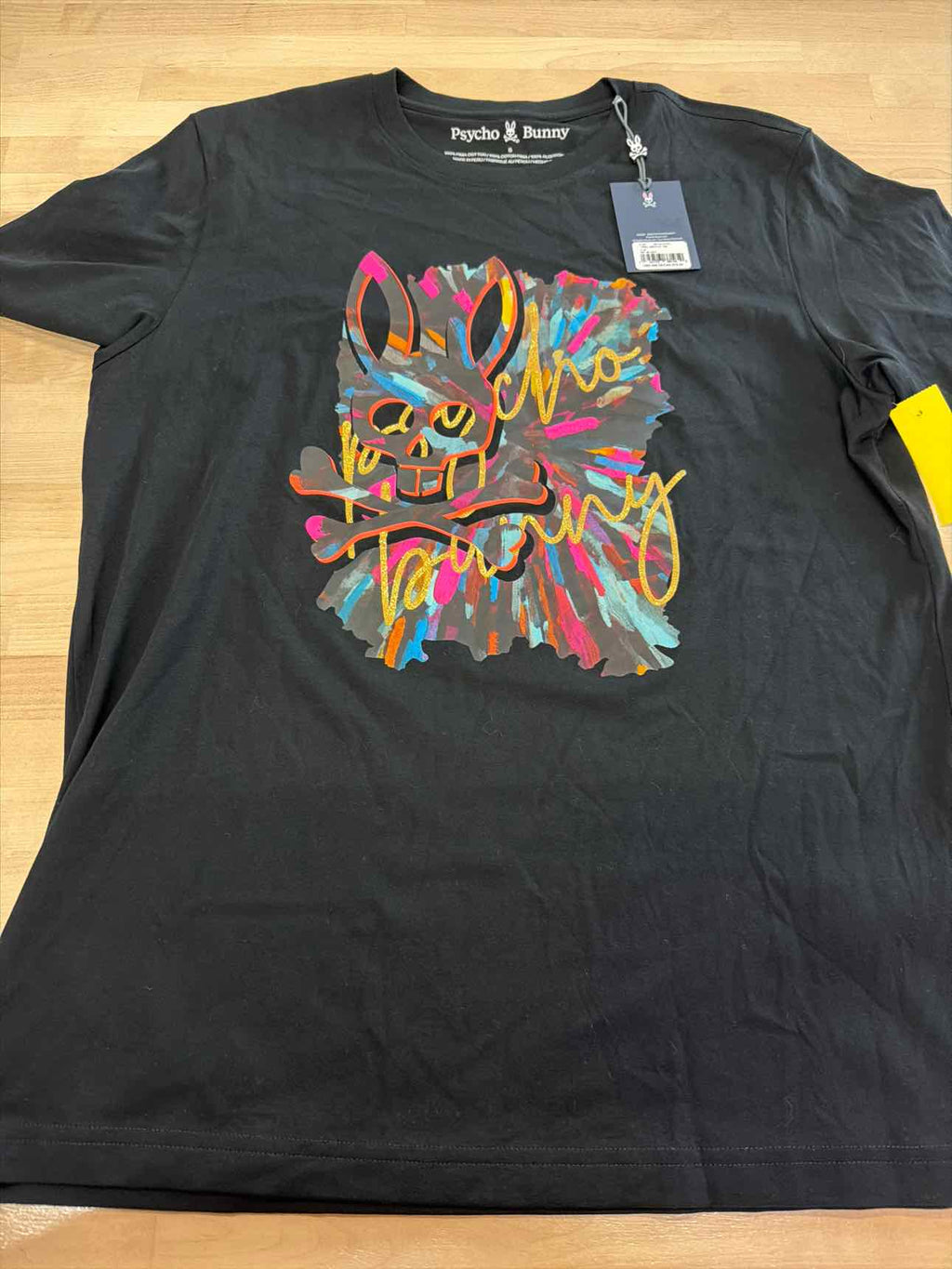 Psycho Bunny Size 5 Black T-shirt