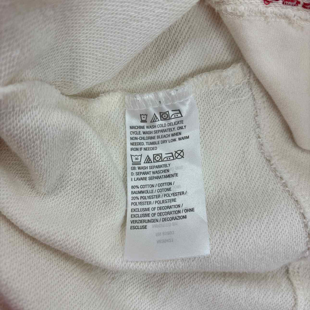 Peace Love World Size XS White Preloved Jacket