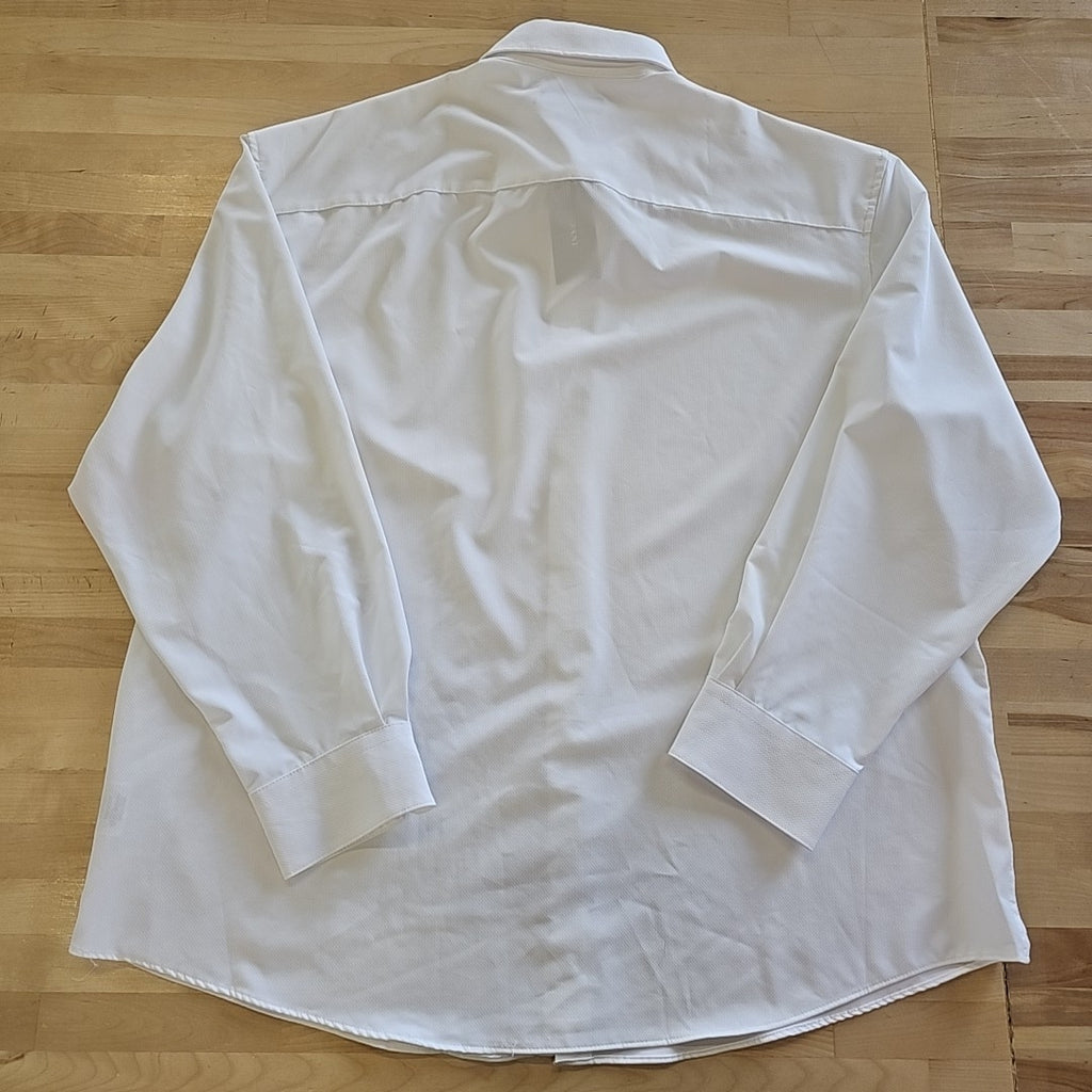 Alfani Mens Travel Ready Button Down Dress Shirt