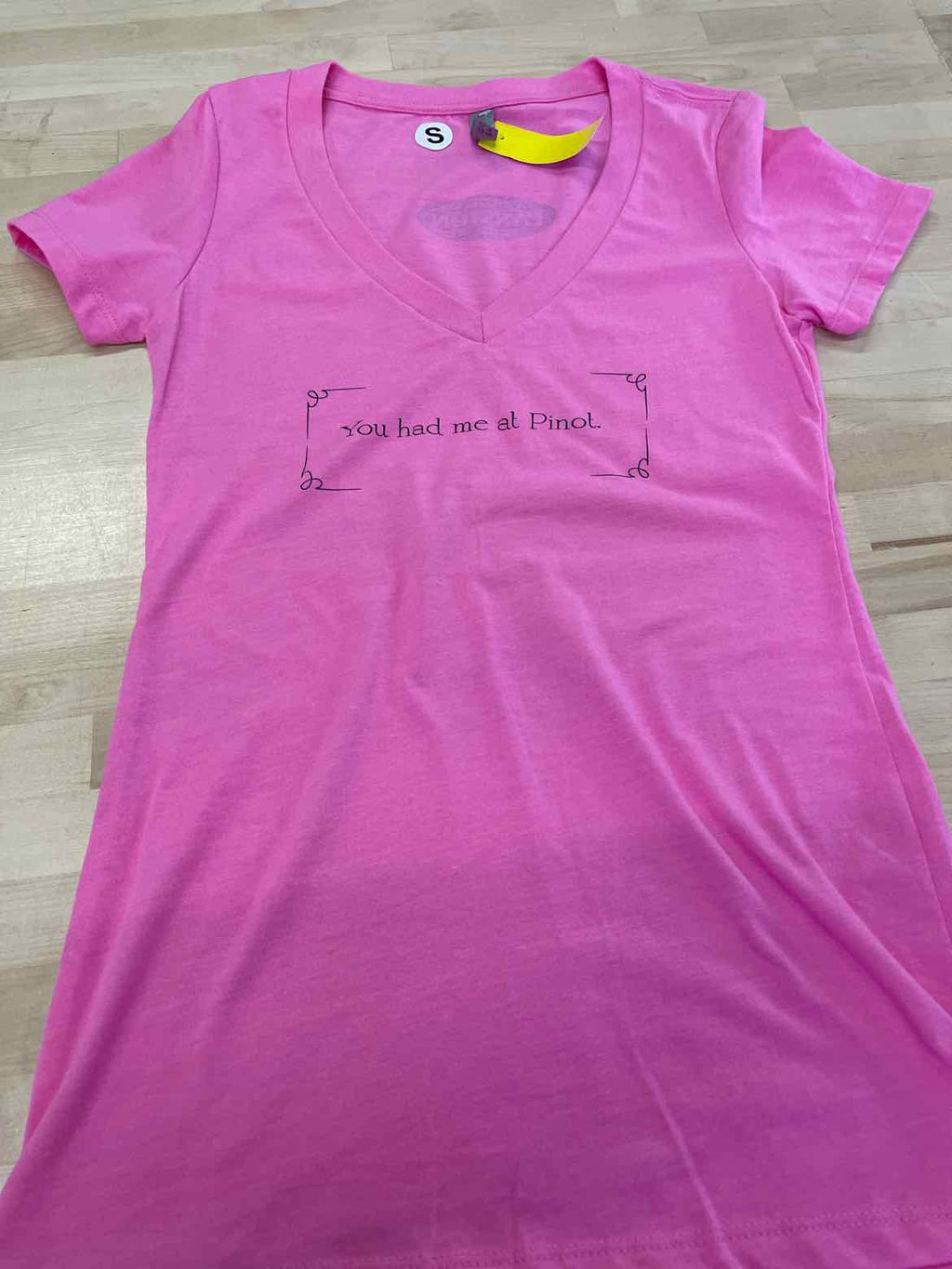 Next Level Size XS Pink T-shirt
