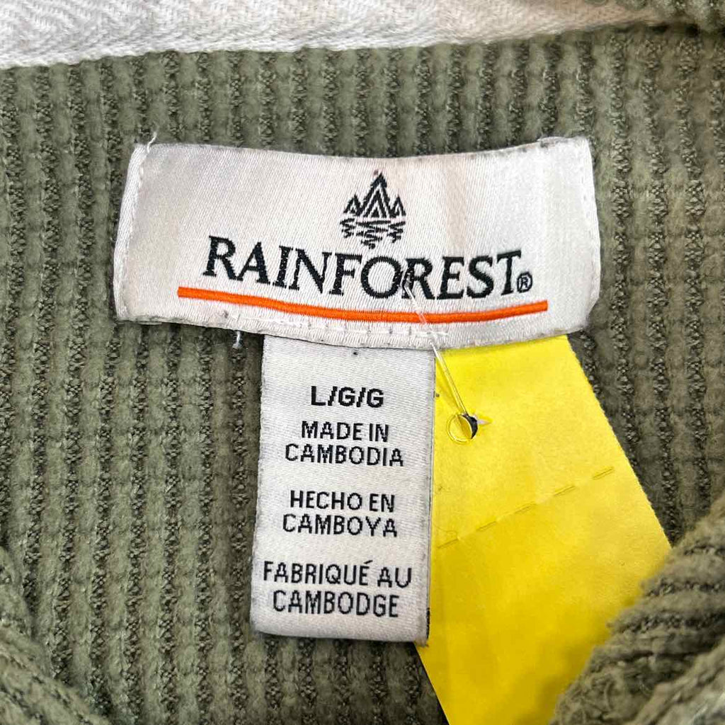Rainforest Size L Green Preloved MENS Sweater