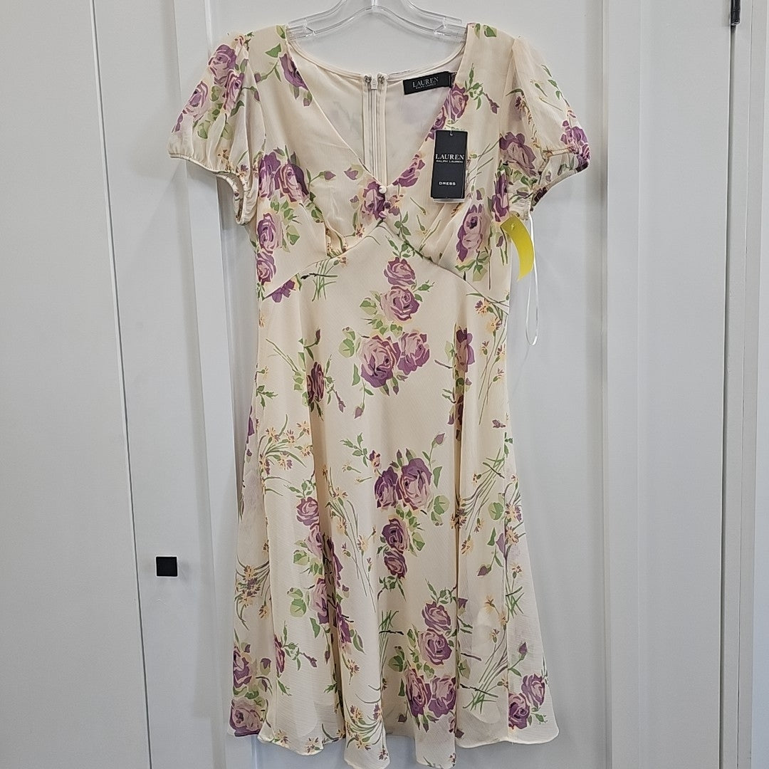 Ralph Lauren Size 6 Cream Dress