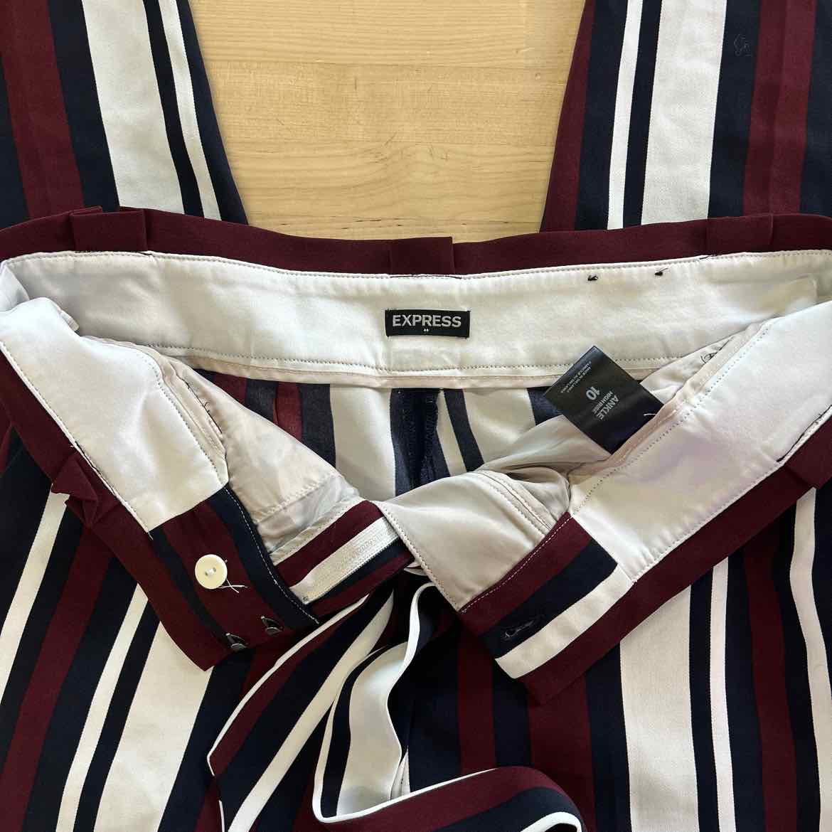 Express Size 10 Red New Pants