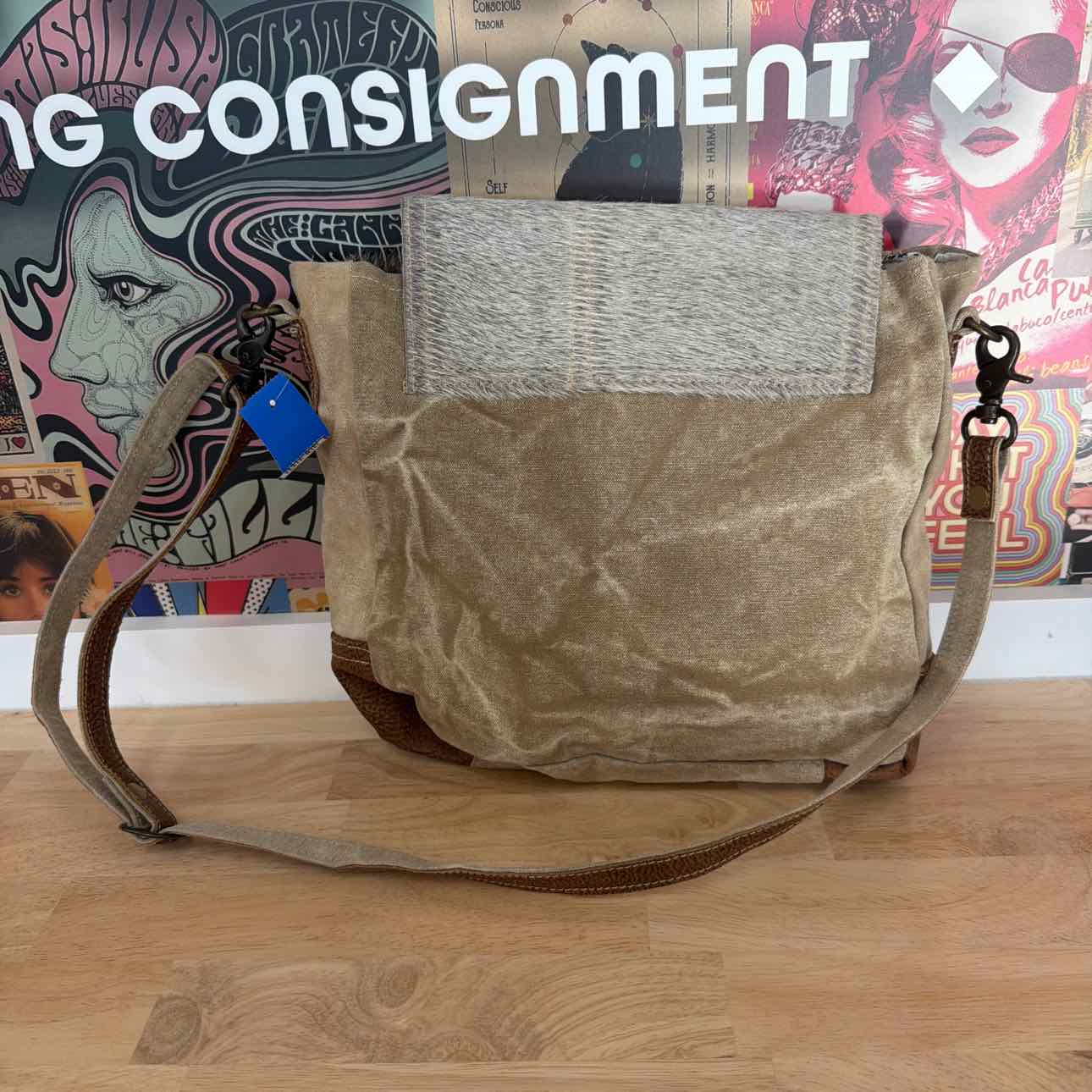 Myra Bag Gray Purse