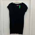 say what Size L Black Knit Preloved Dress