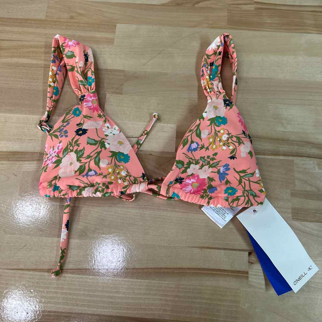 O'Neil Size M Kelly Floral Menorca Bikini Top