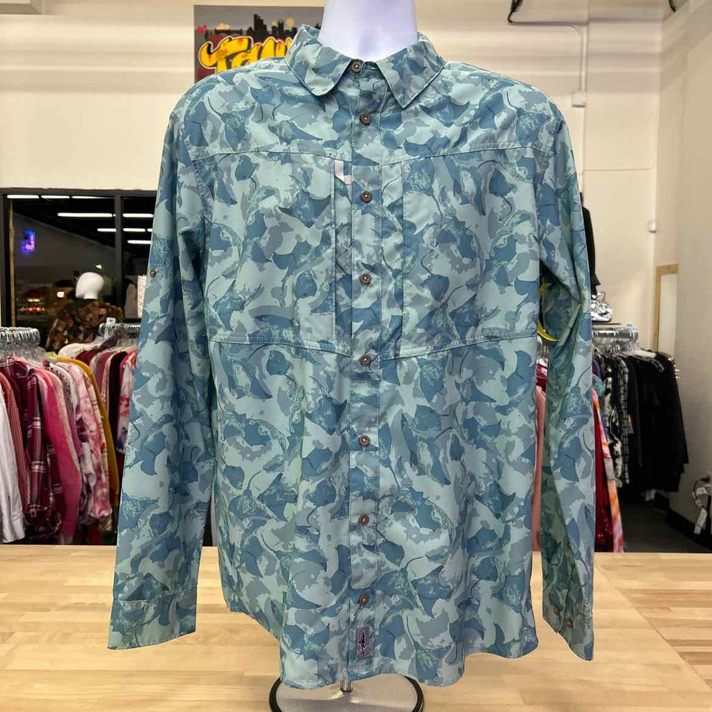 Patagonia Size M Green MENS Button Down Shirt