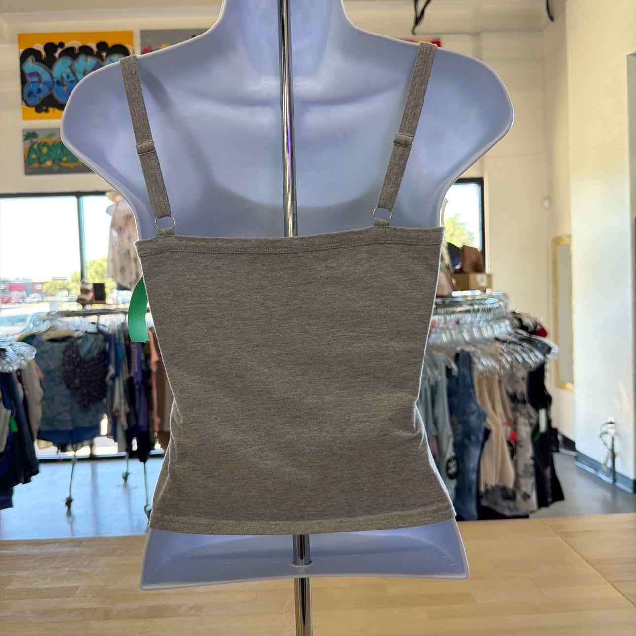 Edikted Size S Gray Preloved Tank