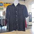Hula Bay Size M Gray Preloved MENS Button Down Shirt