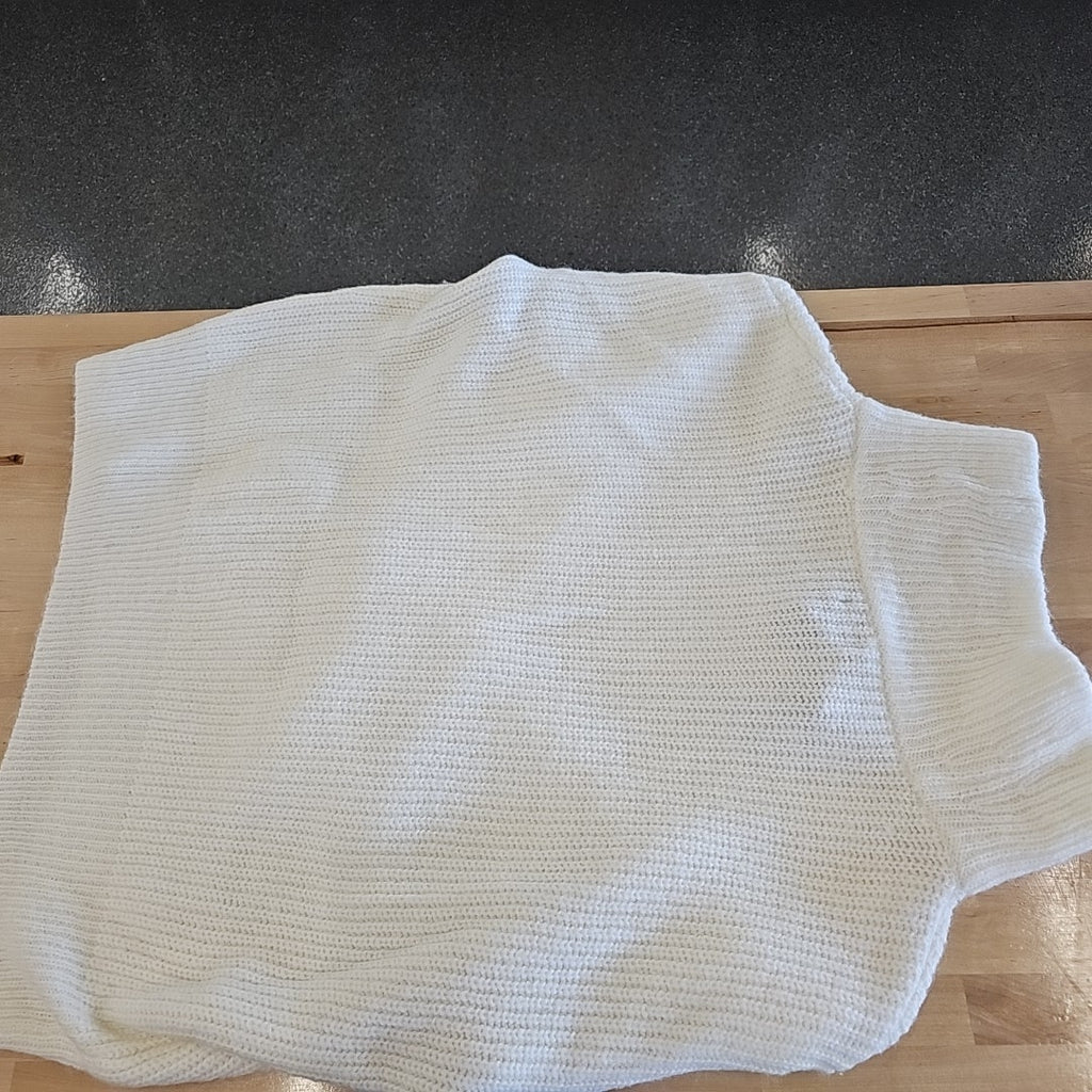 Calvin Klein Size M Cream Knit Turtleneck