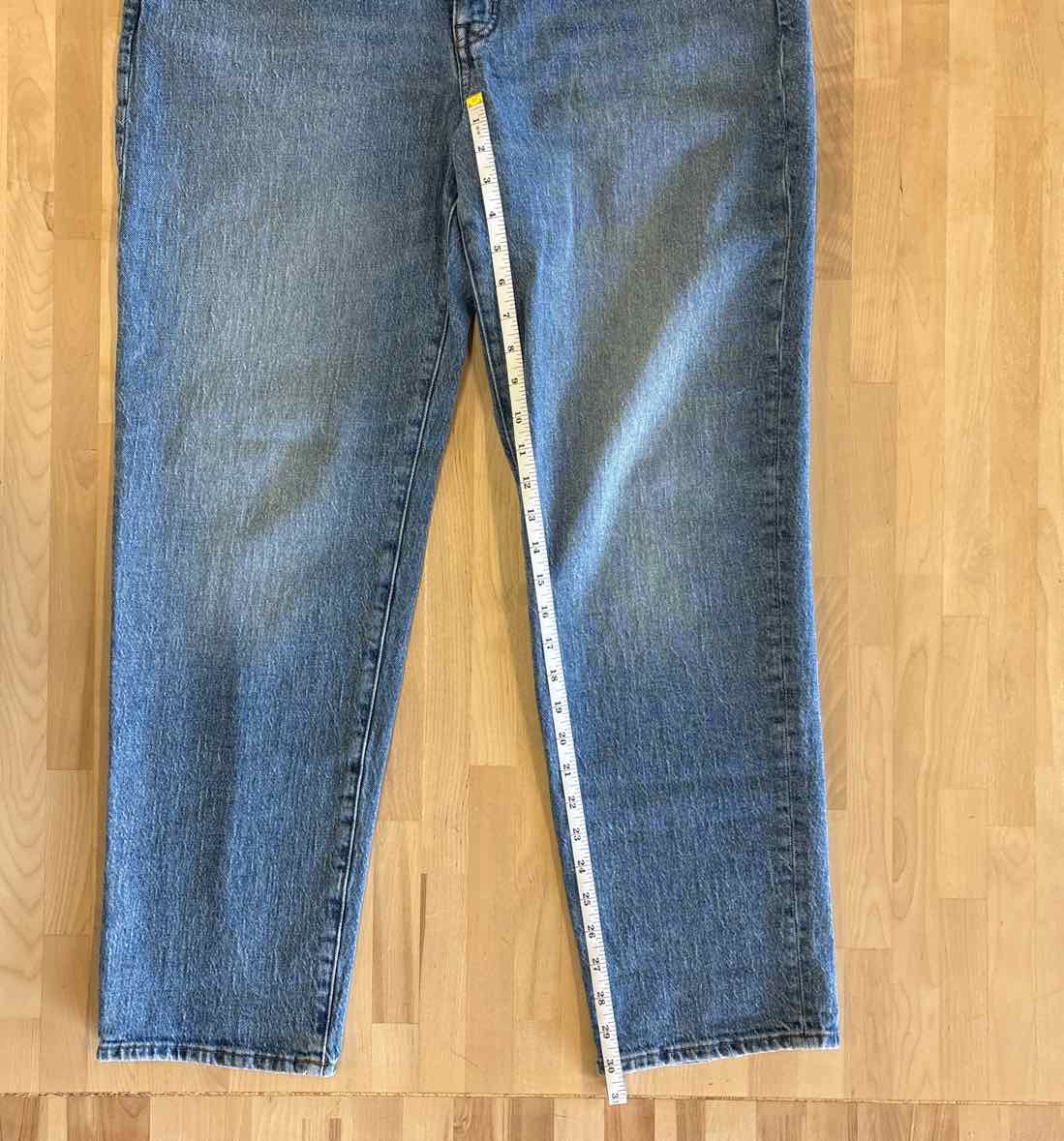 Madewell Size 12/31 Medium BlueWash Relaxed fit Jeans