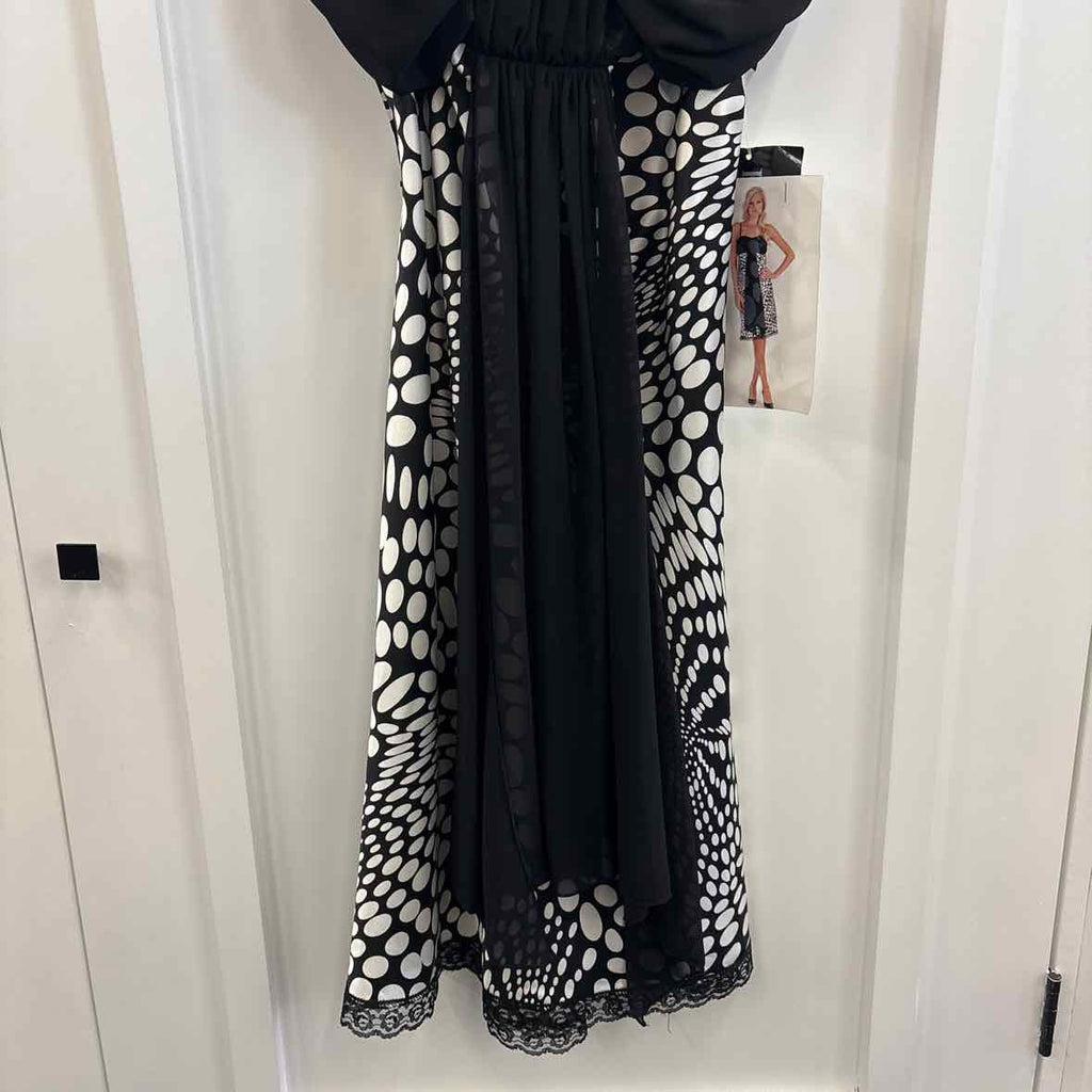 Frank Lyman Size 8 BLACK & WHITE Dress