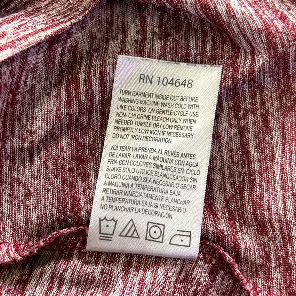 Russell Size M Burgundy Preloved Athletic Jacket