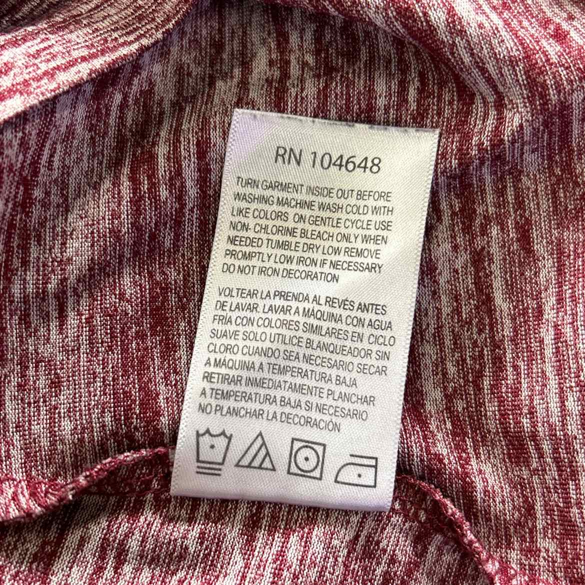 Russell Size M Burgundy Preloved Athletic Jacket