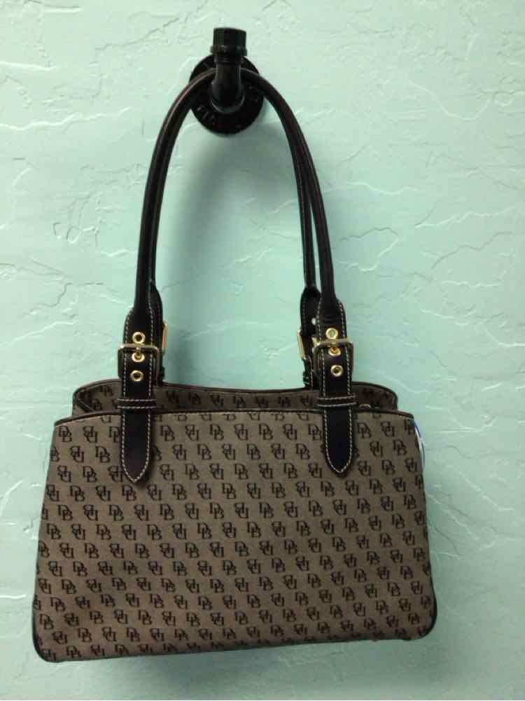 Dooney & Bourke Black & Gray Handbag