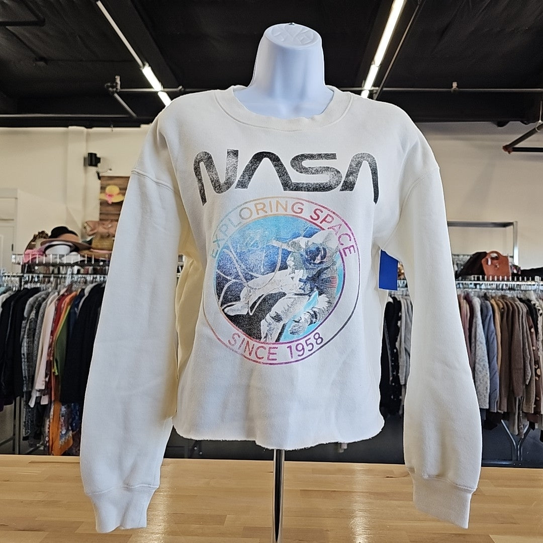 Nasa Size S White Sweatshirt