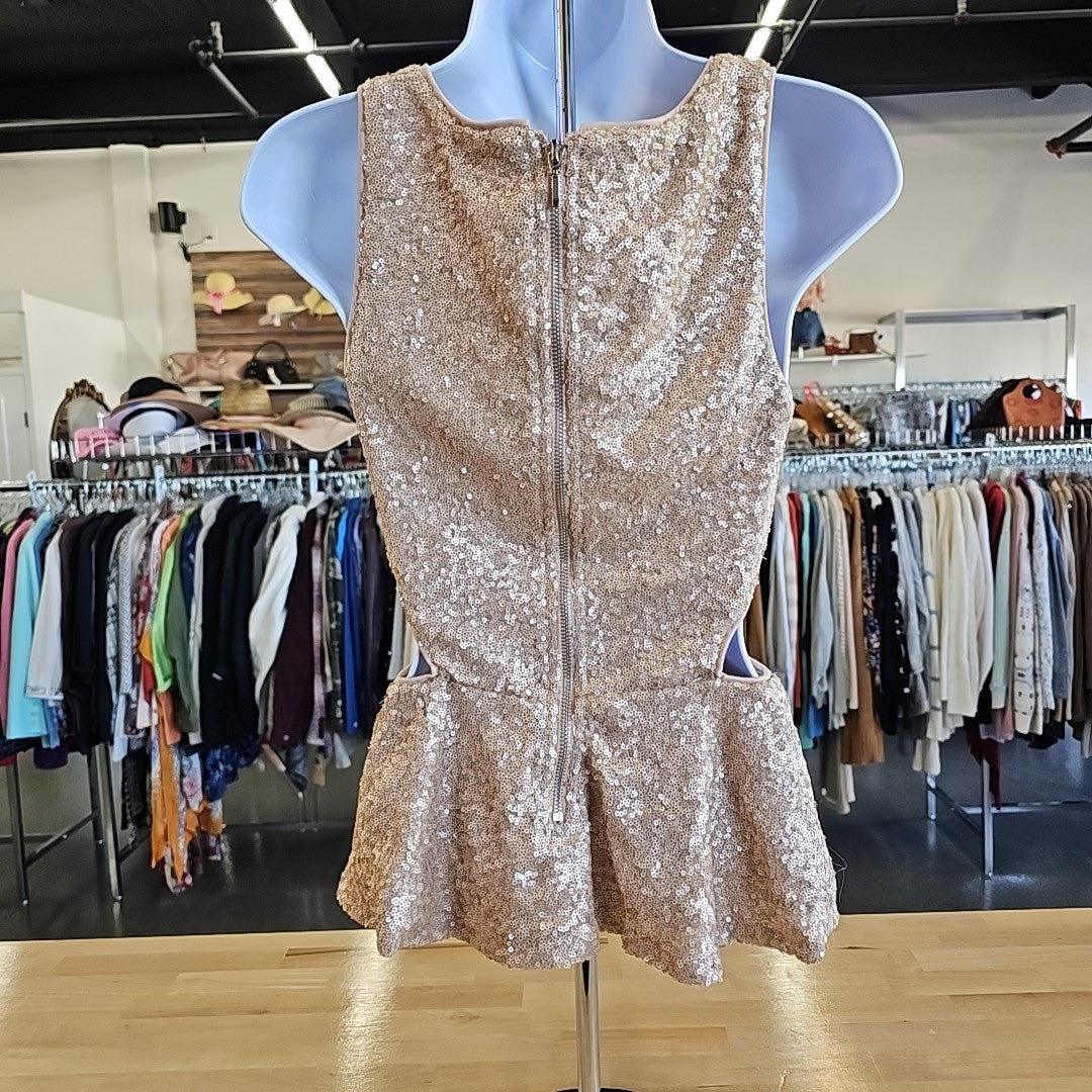 Forever 21 Size M Pink Sequined Tank