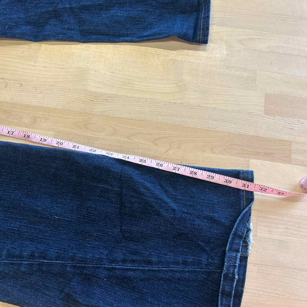 True Religion Size 31 Blue Denim Preloved Jeans