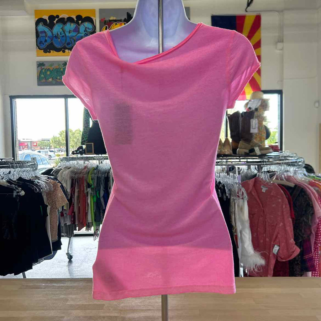 Guess Size XS Pink Preloved T-Shirt SS