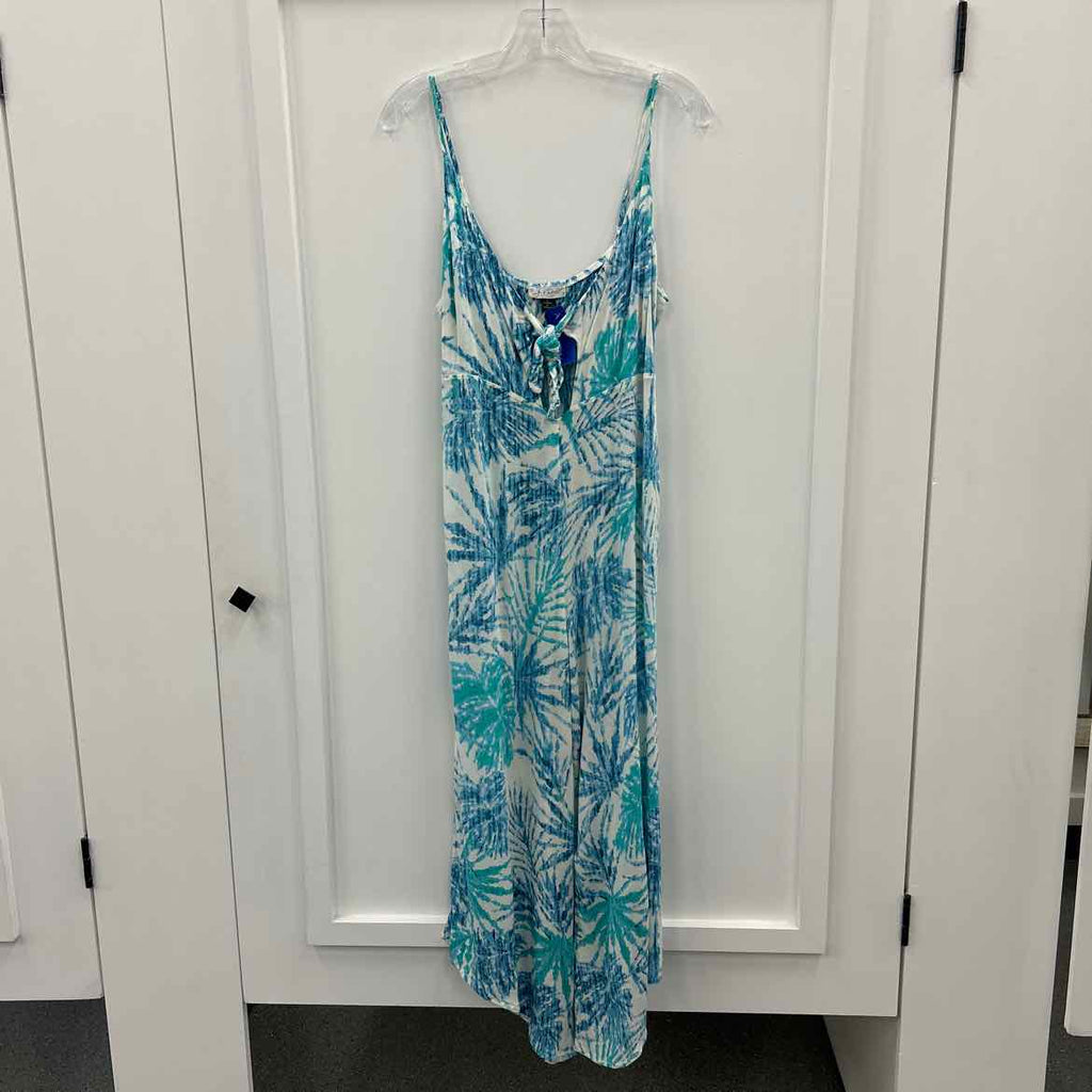 J Valdi Size L Blue/White Preloved Jumper