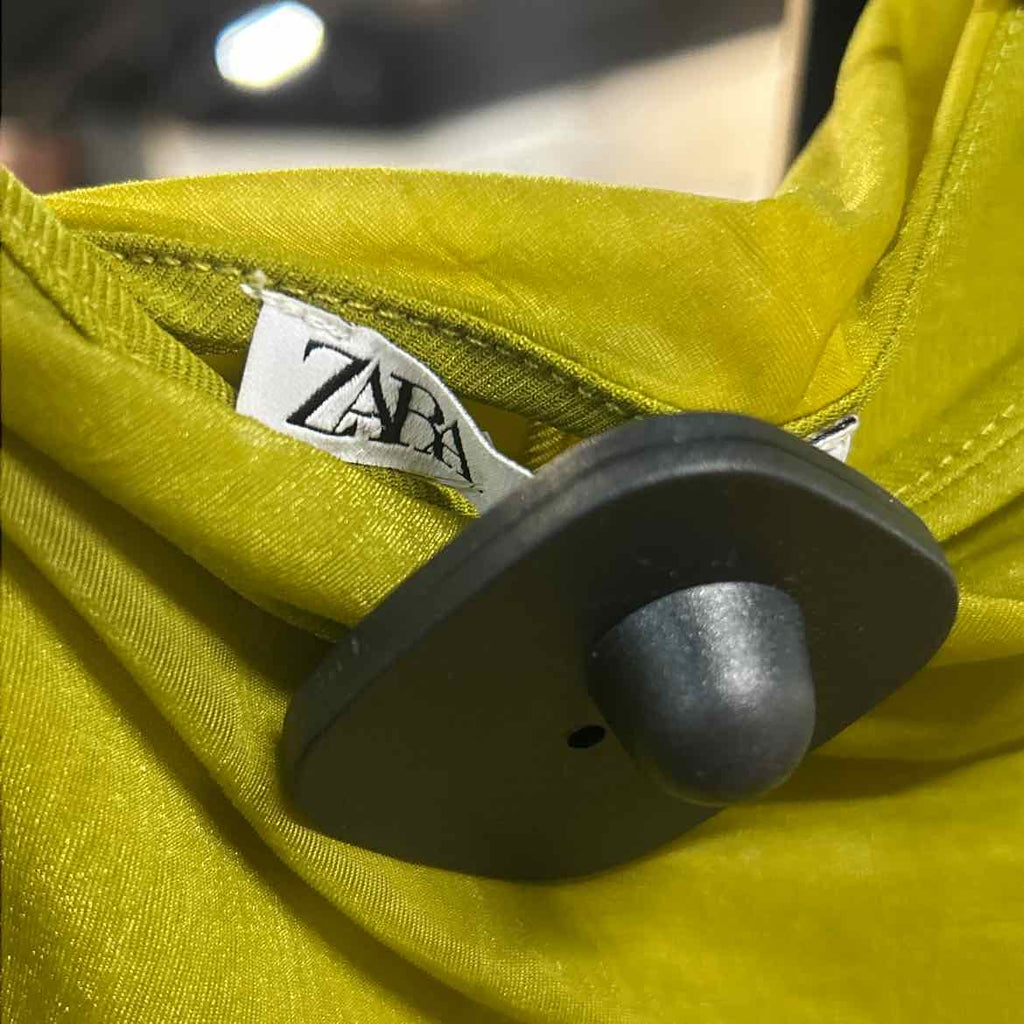 zara Size S Green Mesh Preloved Dress