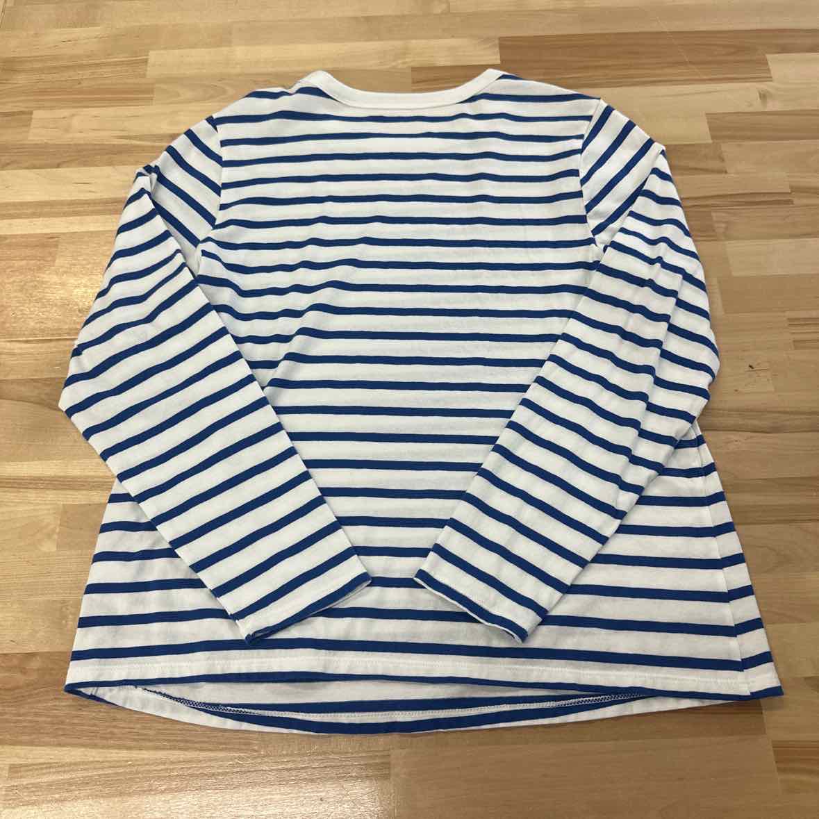 Old Navy Size L Blue White Longsleeve