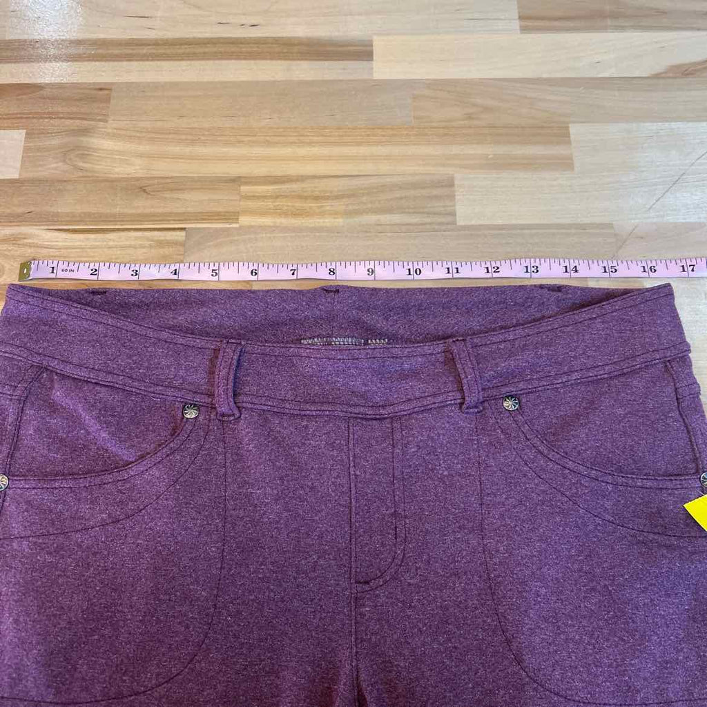Athleta Size L Purple Preloved Athletic Pants
