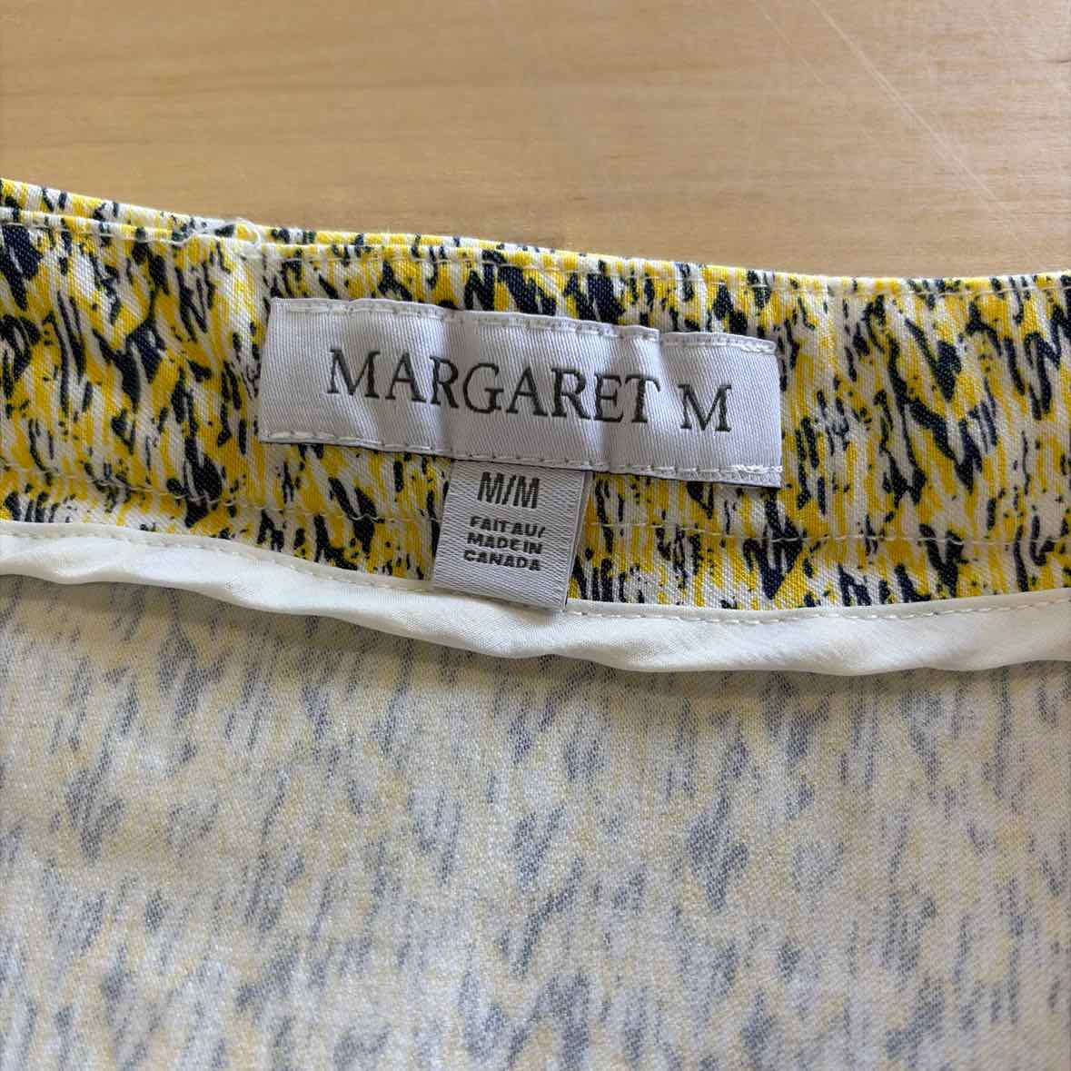 Margaret M. Size M Yellow Preloved Skirt