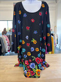 Slinky Brand Size 3X Black Long Sleeve