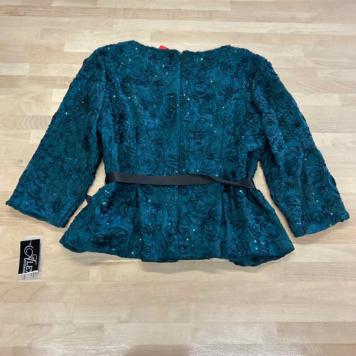 Alex Evenings Size L Green New Blouse
