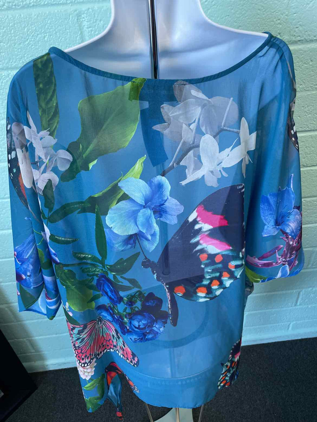 colleen lopez Size L Blue Print Tunic