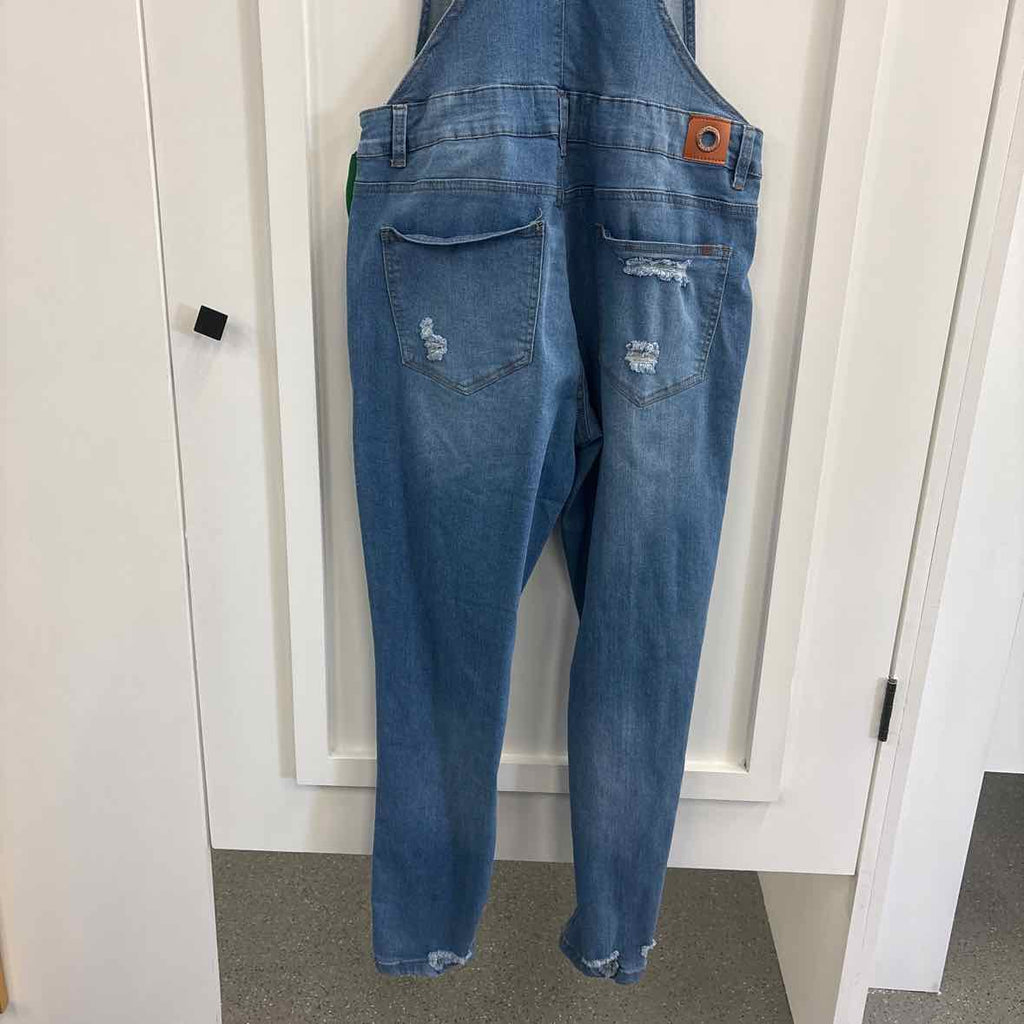 Cyclone Size 9 Denim Preloved Overalls