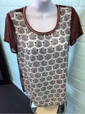 Reitmans Size M Multi - Fall Blouse