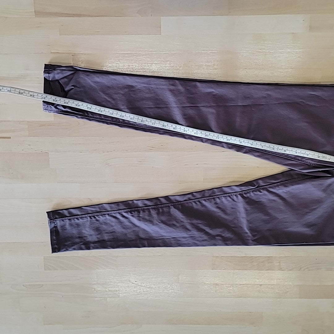 Almost Famous Size 3 Suoer High Rise Skinny faux leather Purple Jeans