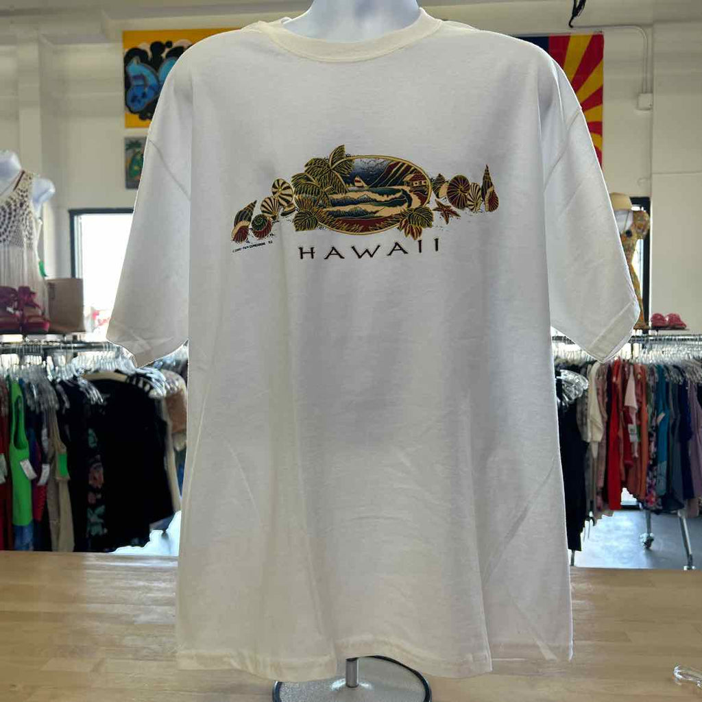 Gildan Size XL White Preloved MENS T-shirt