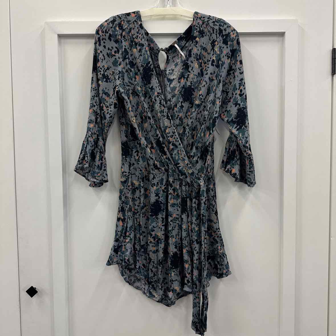 Free People Size L Blue Preloved Romper