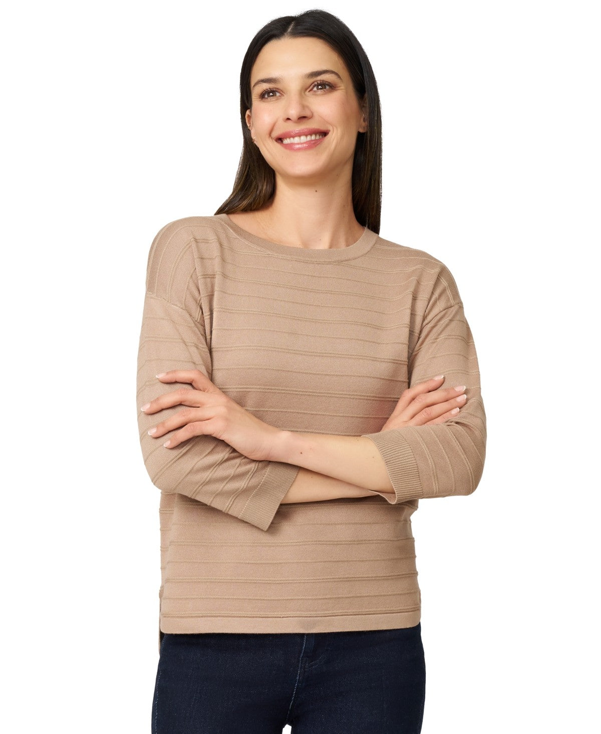 Melissa Paige Size XL Beige New Sweater